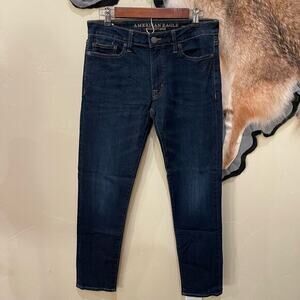 Men's‎ American Eagle Extreme Flex Dark Blue Slim Jeans 30x32